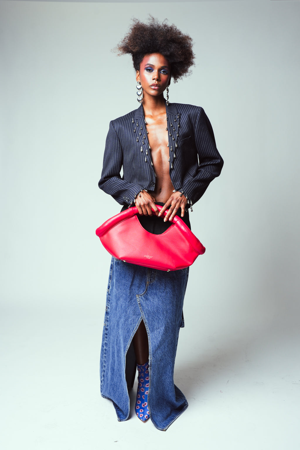 ANiCE’ By Angel RUMI Tote Bag in Rose Red