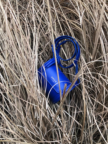 ANiCE’ By Angel Du Bois Leather Barrel Crossbody Bag