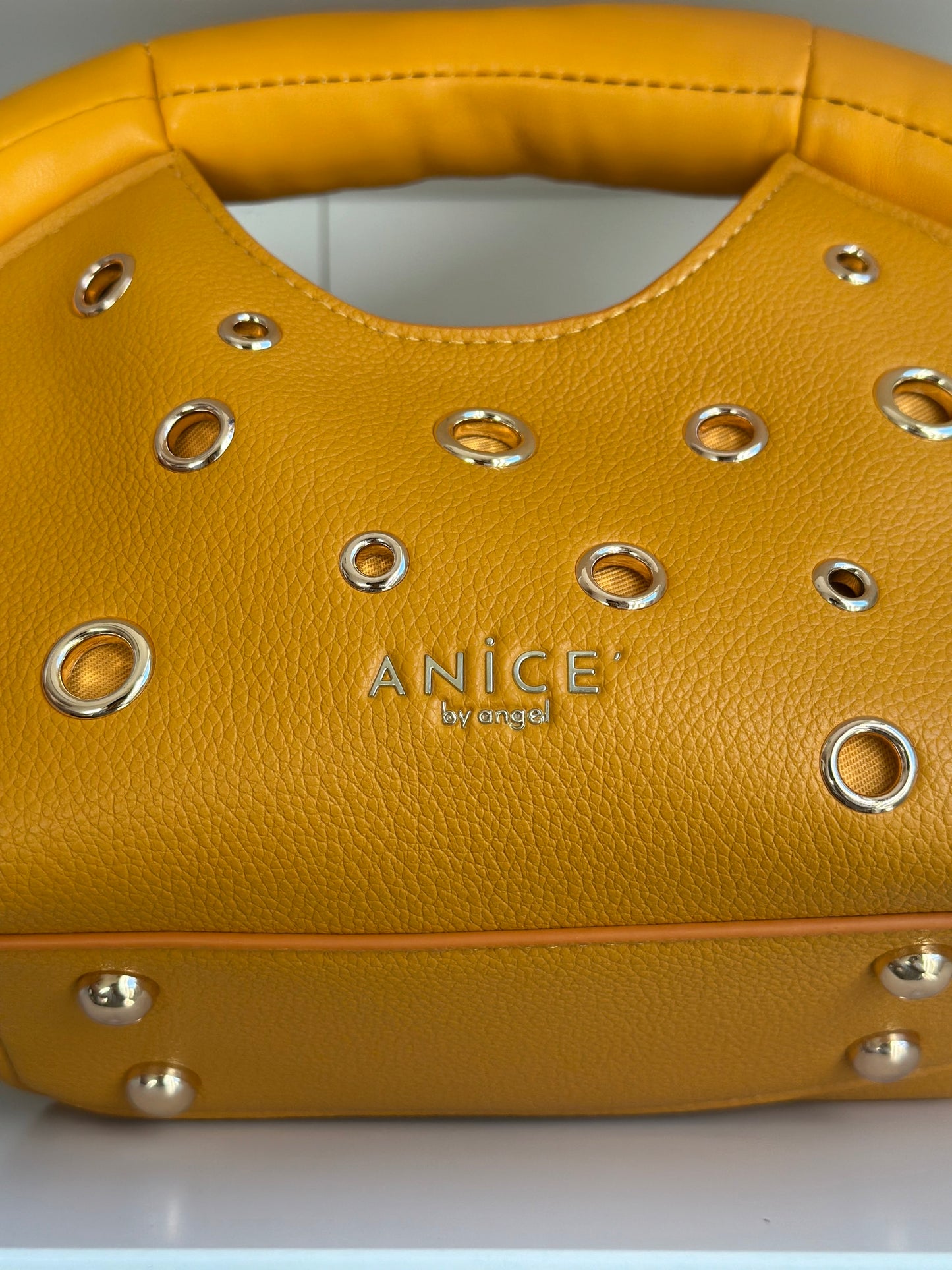 ANiCE' By Angel RUMI Le Petit Mustard Marigold Tote image 3