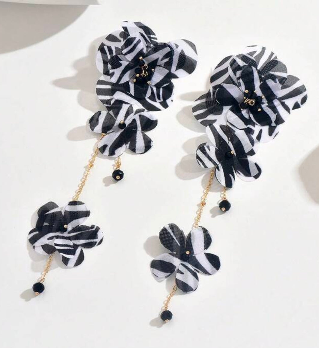 Zebra Earrings