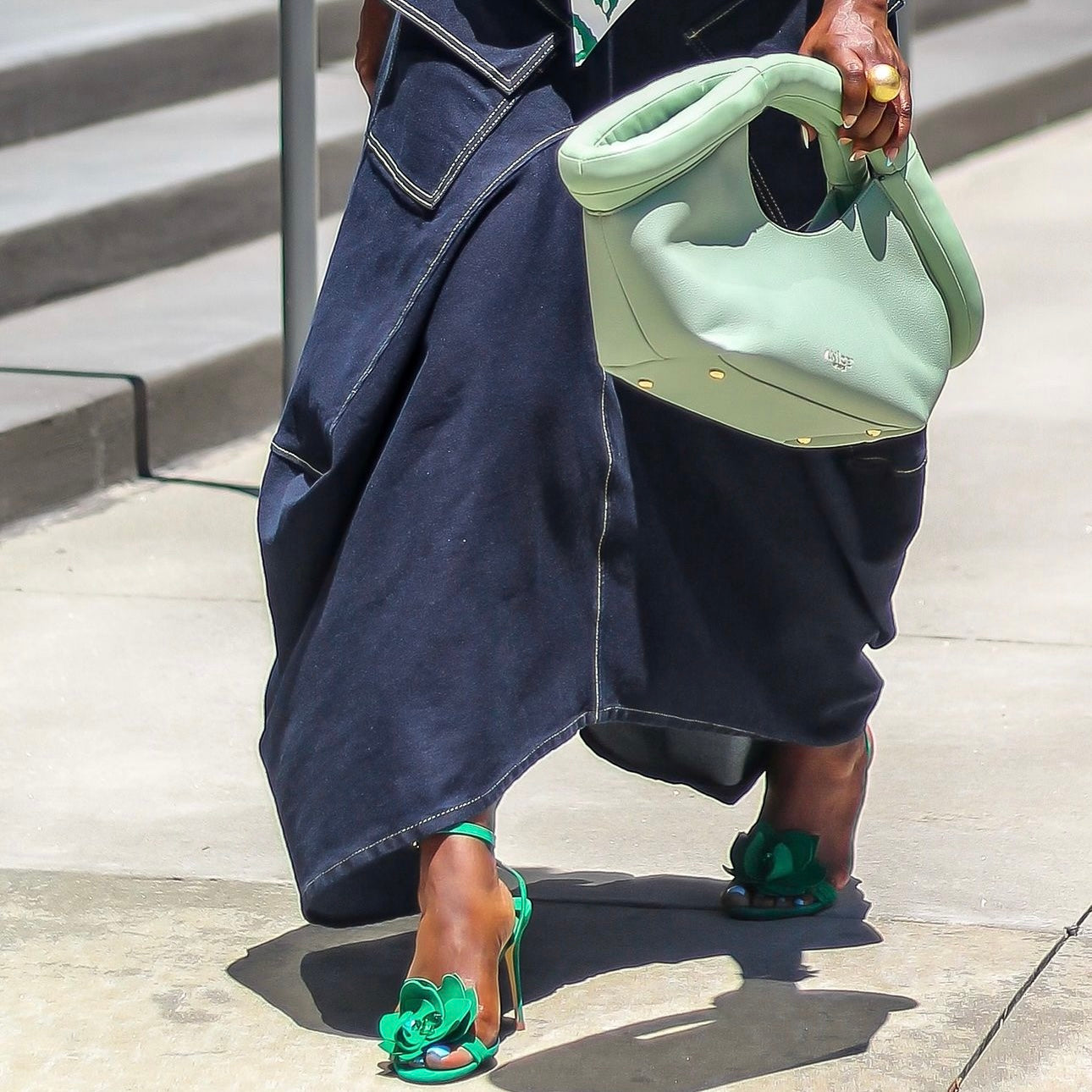 ANiCE’ By Angel RUMI Tote Bag in Minty Green image 7